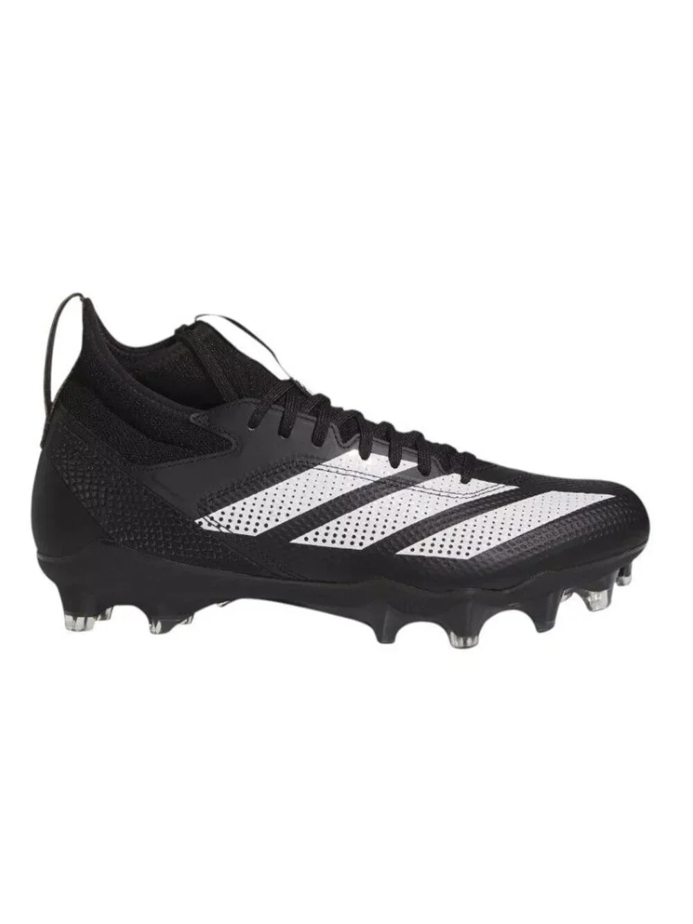 Adidas Adizero Impact Black/White Football Cleats Shoes IE1413 Men's‎ Size 8 NWT